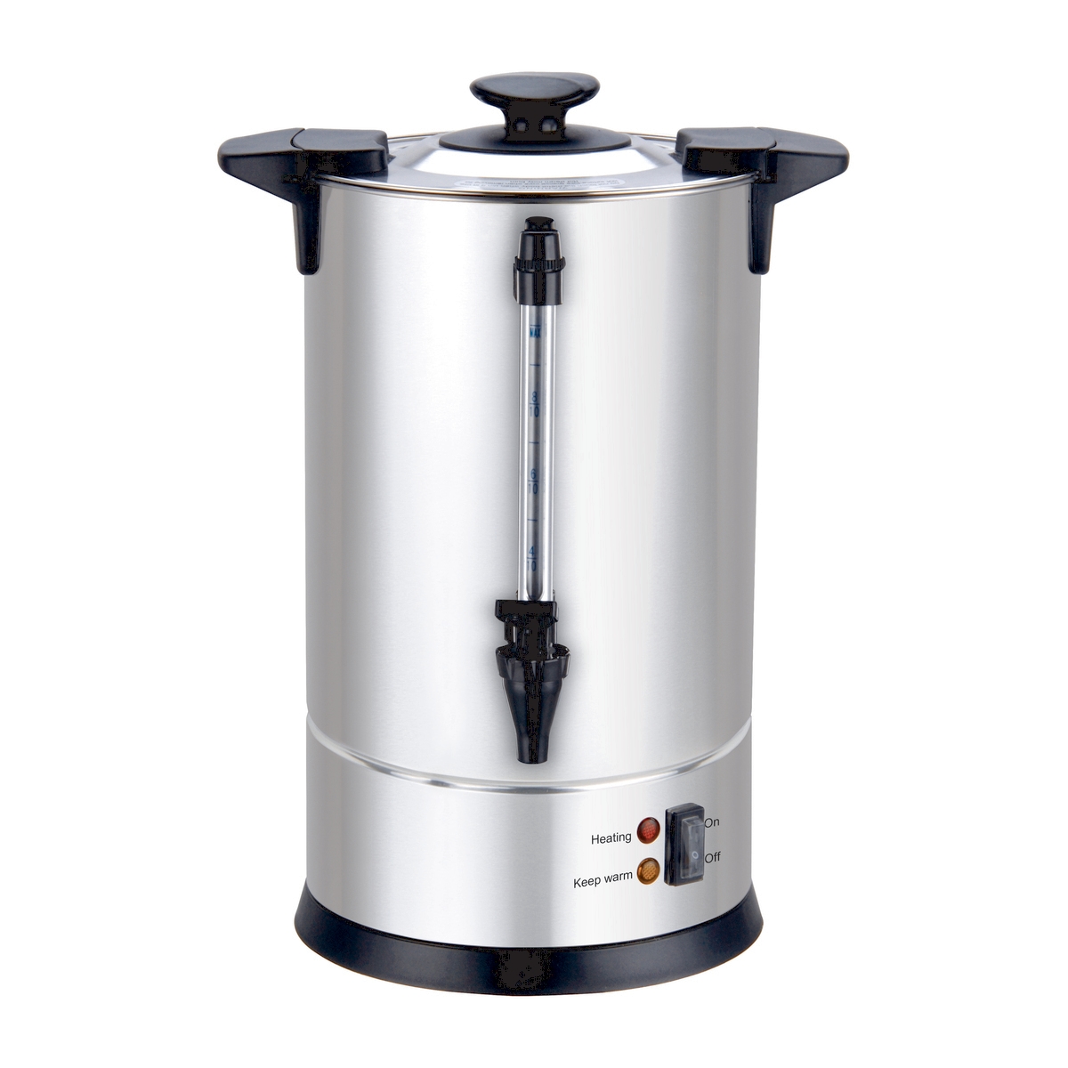 Louis Tellier Kaffee-Perkolator 10L – 75 Tassen – Edelstahl mit Filter – Tropfsicherer Hahn – Modell N5312, Profiqualität. Image