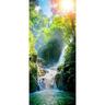 Ag Art - Poster Thème Waterfall chute d'eau et arbres - 90 x 202 cm