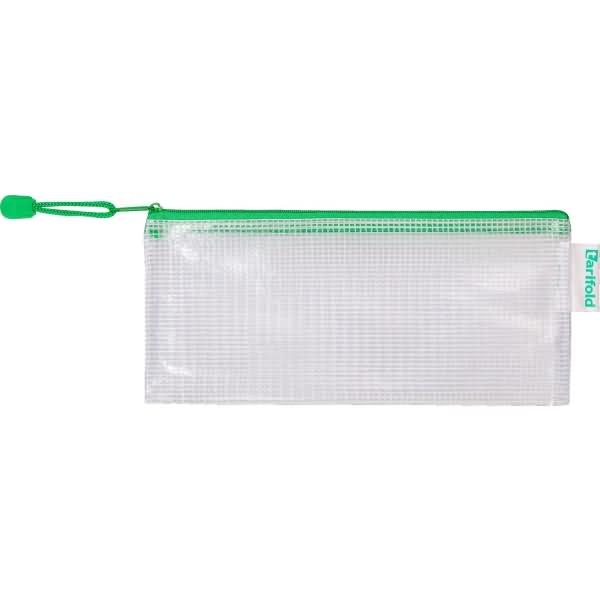 Tarifold Reißverschlusstasche PVC grün DL 250x215mm VE=8 Stück Image