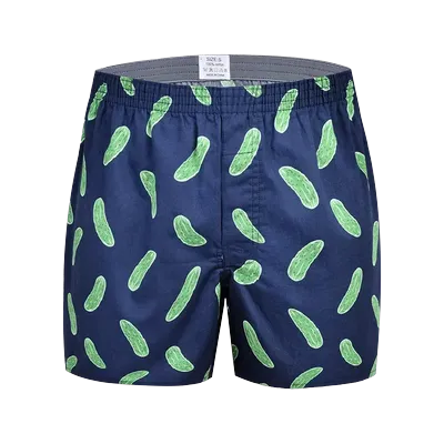 Herren unterwäsche baumwolle boxer pure bedruckte hose unterhose boxers shorts lose boxer gestreift casual sleep slips herren Image