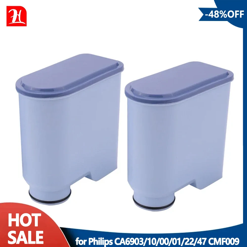 1/2PCS CMF009 Kaffeemaschine Wasserfilter Ersatz für Philips Saeco AquaClean Filter Entkalkung CA6903/10/00/01/22/47 CMF009 Image