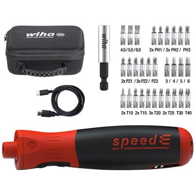 E-Schraubendreher speedE® PocketDrive mit Bitbox und Tasche (45791) - Wiha Image