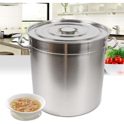 Gojoy - 50L Suppentopf Mit Deckel Edelstahl Gastro Kochtopf Induktion Topf Kochtopf Gemüse und