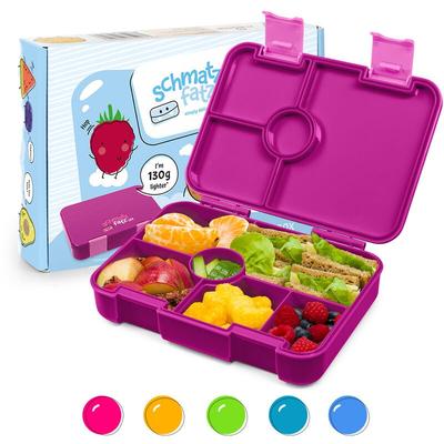 Klarstein - schmatzfatz Brotdose Kinder mit Fächern, bpa Frei Lunchbox Kinder, Bento Box Kinder, Image
