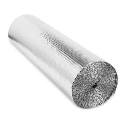 1x10m Isolierfolie Fenster Wärmefolie Wärmedämmung Doppelte Alu-Luftpolsterfolie Silber - Vingo Image