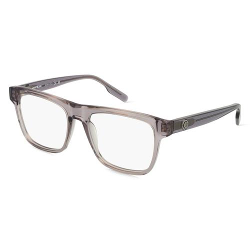 Montblanc MB0203O Herren-Brille inkl. Gläser Vollrand Rechteckig Acetat-Gestell 55mm/18mm/145mm, grau