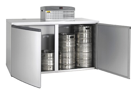 NORDCAP Fasskühler FK 8-XL, RAL 9006 (Weißaluminium), ohne Maschinenaufsatz Image
