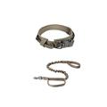 collare e guinzaglio tattico per cani collare tattico per cani. Set di guinzaglio per collare da addestramento per cani in nylon militare regolabile con maniglia di controllo e fibbia in metallo per