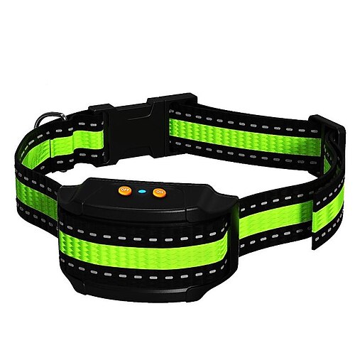 Haustier Hund Anti-Bell-Halsband Bellen Stopp wiederaufladbare Schock Anti-Bell-Halsband Piepton Vibration Schock Hundetrainingsgerät mit 5 einstellbaren Empfindlichkeitsstufen Image