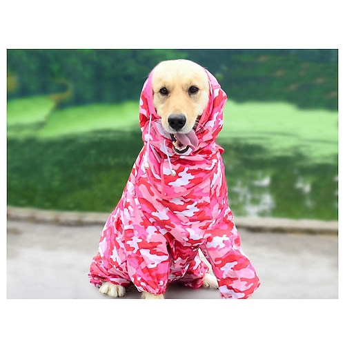 hund regenmantel all-inclusive offener bauch mittlerer und großer hund teddy bichon golden retriever satsuma pet siamese vierbeinige kleidung Image