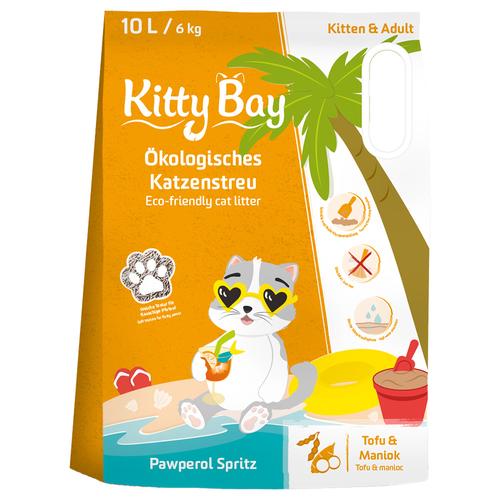10L KittyBay Pawperol Spritz Tofu und Maniok Katzenstreu