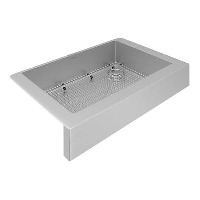 Zurn Elkay ECTRUF30179RC Crosstown 35 7/8" x 20 1/4" Stainless Steel One Compartment Undermount Farmhouse Sink Kit