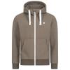 Kapuzensweatshirt DEPROC ACTIVE "FinnCMYK II MEN", Herren, Gr. XXL (56), braun, 50% Baumwolle; 50% Polyester, casual, bequem, Langarm angesetztes Bündchen, Sweatshirts, weiche Fleecejacke mit Kängurutasche