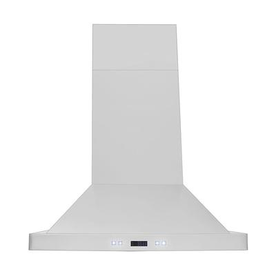 24", 30" and 36" Wall Range Hood - PLFW 520 Available in black or stainless steel