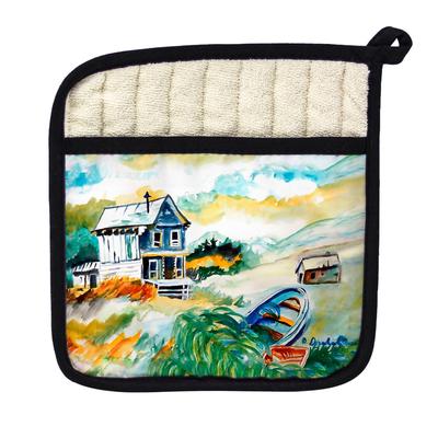 House & Boat Pot Holder - 9x9