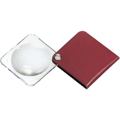 Eschenbach 1752160 Leder-Einschlaglupe Vergrößerungsfaktor: 3.5 x Linsengröße: (Ø) 60 mm Rot Image