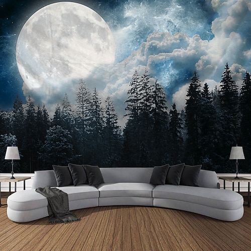 Natur Sterne Himmel hängen Wandteppich Kunst große Wandteppich Wandbild Dekor Fotografie Hintergrund Decke Vorhang Haus Schlafzimmer Wohnzimmer Dekoration Wandtuch XXL Natur Image