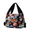 Damen Handtasche Umhängetasche Hobo Tasche Nylon Täglich Festtage Reißverschluss Hohe Kapazität Klappbar Leichtgewichtig Geometrisch Farbblock Blume Pinke Blumen Blätter rote Rose