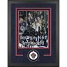 Winnipeg Jets 16"" x 20"" Vertical Deluxe Suede Setup Frame with Team Logo