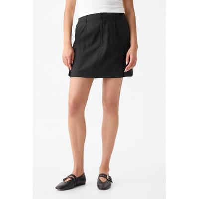 Gap Womens Black Utility Mini Skirt - Black
