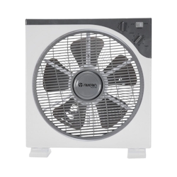 Tischventilator Ø30cm 50W 3 Geschwindigkeiten Grau/Blau Box Thinia Home