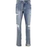"Bequeme Jeans 2Y STUDIOS ""2Y Studios Herren Destroyed Straight Fit Jeans"" Gr. 34, Normalgrößen, blau (blue) Herren Jeans"