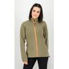 Fleecejacke DEPROC ACTIVE "WAWA BAY", Damen, Gr. 40 (M), grün (olive), 100% Polyester, sportlich, Langarm gerader Abschluss, Jacken, auch in großen Größen erhältlich