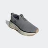 Slip-On Sneaker ADIDAS SPORTSWEAR "CLOUDFOAM GO LOUNGER", Gr. 43, grau (grau three, core schwarz, sanftes weiß), Textil, Synthetik, sportlich, Schuhe