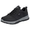 Sneaker RIEKER, Herren, Gr. 43, schwarz, Lederimitat, Textil, sportlich, Schuhe, Outdoorschuh, Halbschuh, Schnürschuh mit TEX-Membran, Topseller
