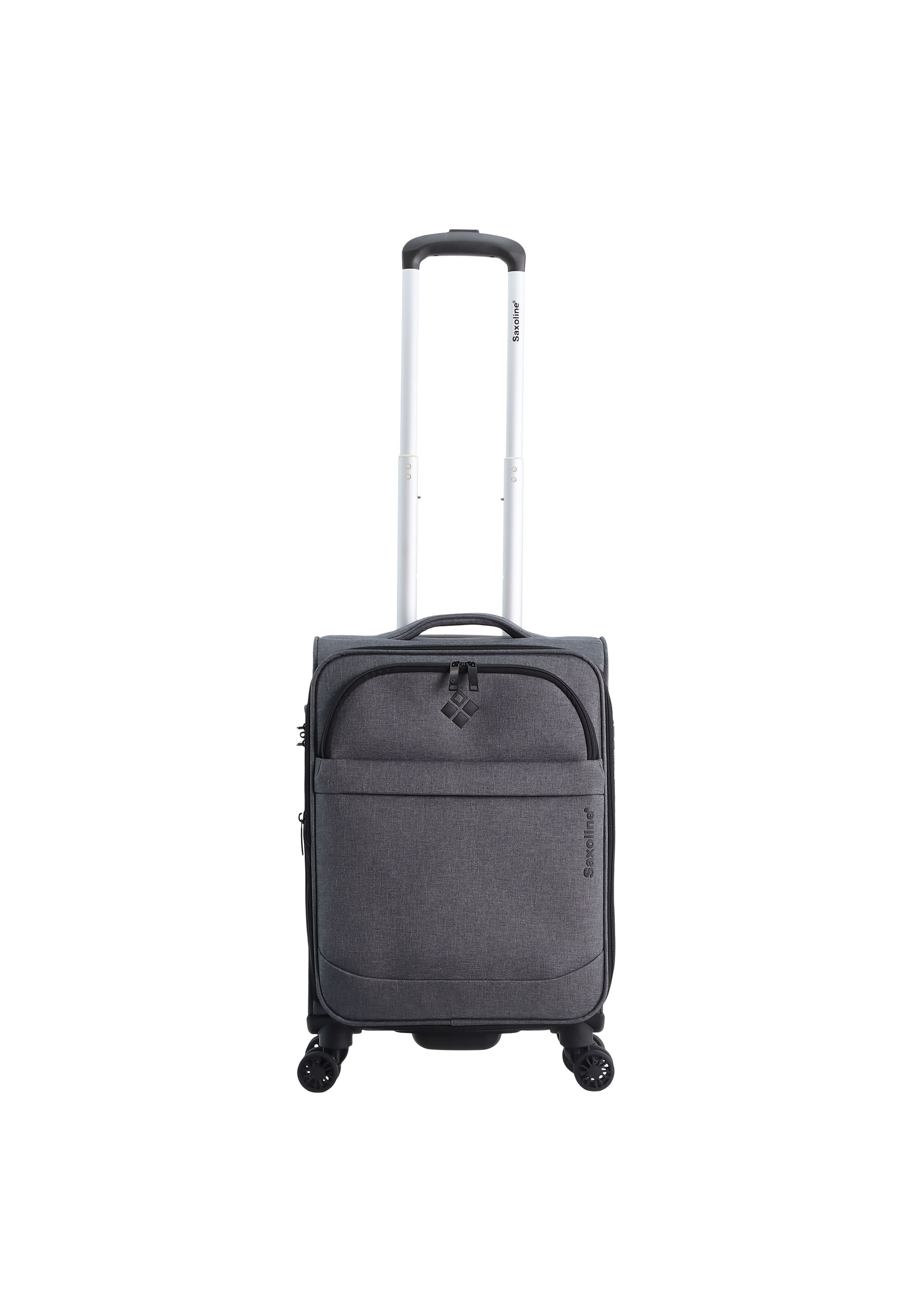 Koffer SAXOLINE "2 Tone", Gr. B/H/T: 36,5 x 55 x 22, grau, Polyester, Koffer, Polyester material Image