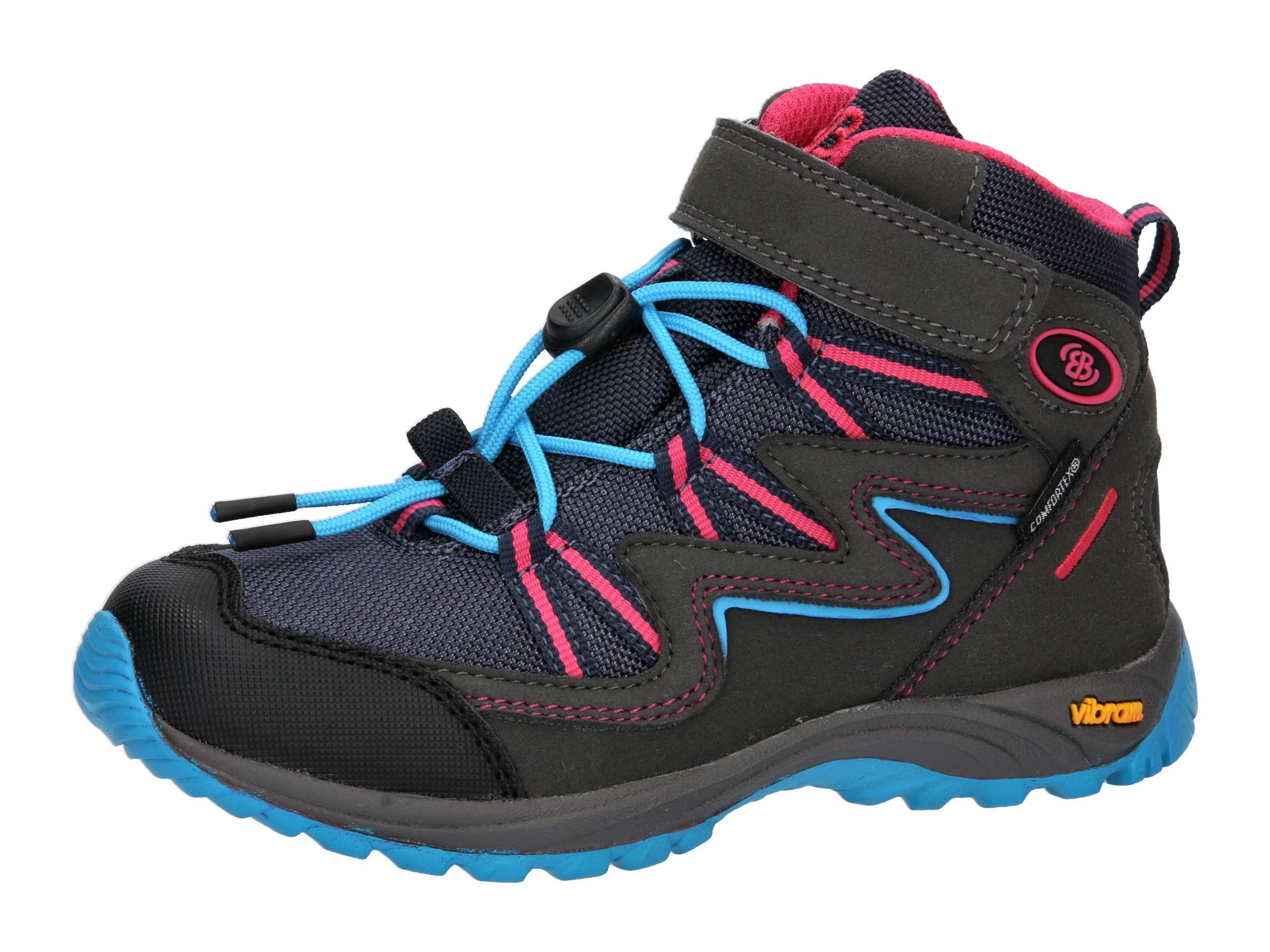 Wanderstiefel BRÜTTING "Outdoorstiefel Atlanta High VS", Kinder, Gr. 36, grau, Synthetik, Schuhe Wanderstiefel