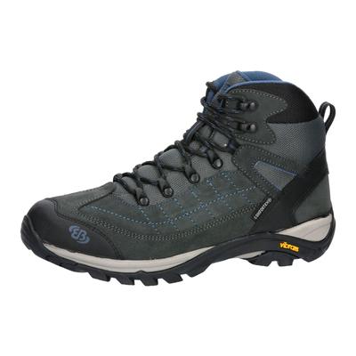 Wanderstiefel BRÜTTING "Outdoorstiefel Mount Crillon High", Gr. 41, grau, Veloursleder, Schuhe