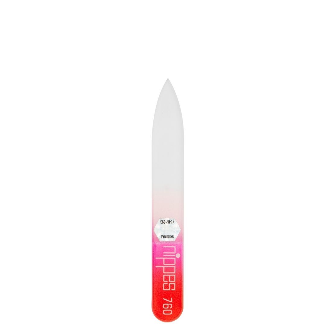 nippes Solingen Lima per unghie in vetro arcobaleno piccola rossa 1 St