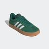 Sneaker ADIDAS SPORTSWEAR "VL COURT 3.0", Gr. 47, grün (dunkelgrün, cloud weiß, collegiate burgundy), Leder, Textil, sportlich, Schuhe, inspiriert vom Design des adidas samba