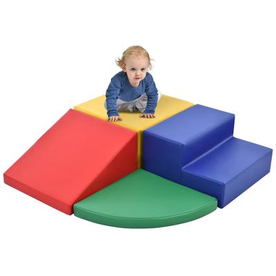 Soft Climb and Crawl Foam Playset, Safe Soft Foam Nugget Block