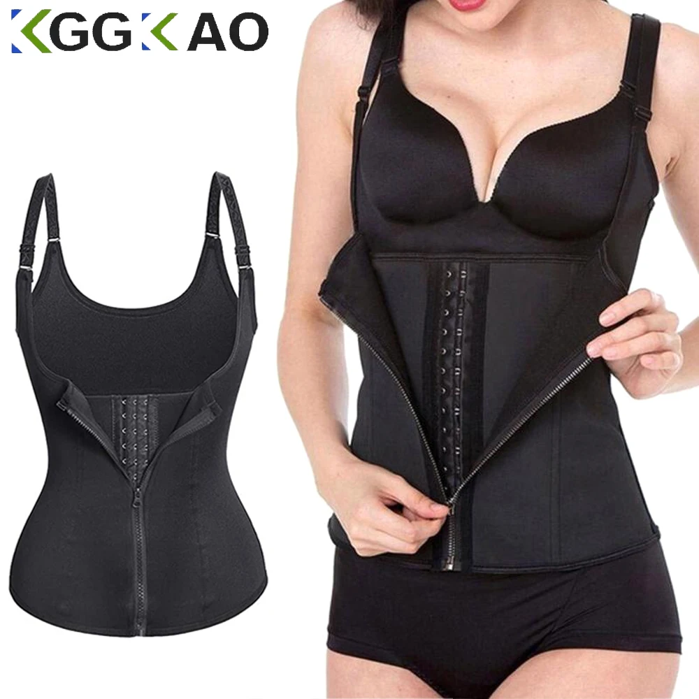 Schweiß Taille Trainer Weste Abnehmen Korsett für Gewichtsverlust Body Shaper Sauna Anzug Kompression Shirt Bauch Gürtel Tops Shapewear Image