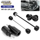 2024 MT09 Asse anteriore posteriore Ruota Crash Sliders Paratelaio per Yamaha MT-09 MT 09 /SP Forcella Parafango Slider Protezione dalla caduta