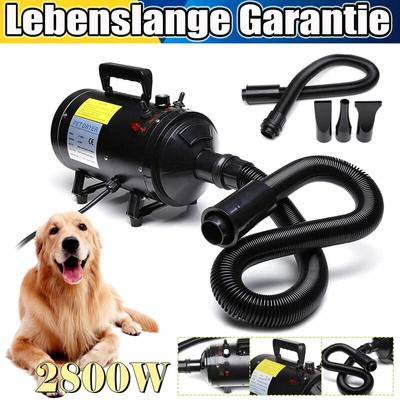 Geräuscharmer Hund Katze Haustier Trockner Haar Grooming 4 in 1 Blaster Gebläse Image