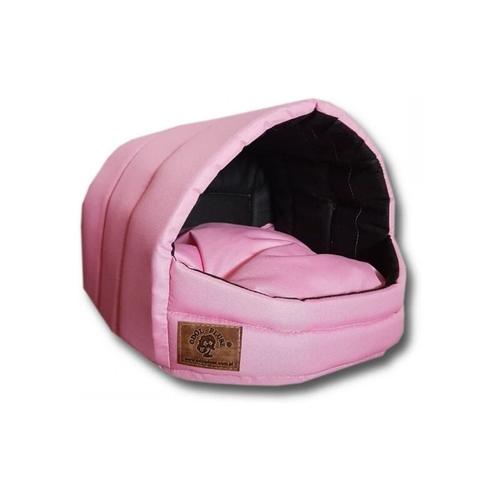 Hundebett xs – Kleiner Hund – Box – Hundebett – 39 x 40 x 34 cm – Rosa – Hundebett – Hundebett