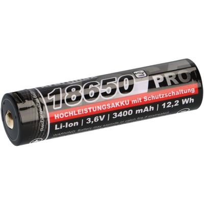 Kraftmax 18650 Pro Hochleistungsakku Li-Ion 3,6V 3400mAh inkl. Micro-USB Ladebuchse