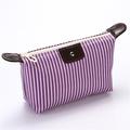 Per donna Borsa Borsa Trucco Borsa cosmetica Borsa hobo Nylon Feste Ufficio Viaggio Cerniera Grande Capacità Impermeabile Leggero A righe Bianco / nero Anguria Rossa Nero