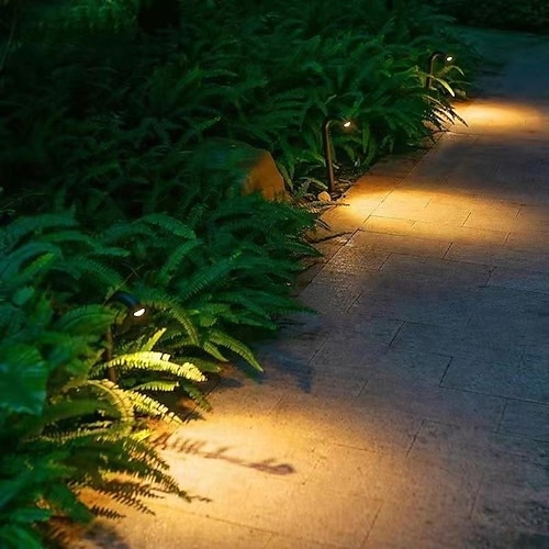 LED-Außenwandleuchte warmweiß 60/80 cm Gartenfackel Lichtsäule Lampe wasserdichte dekorative Lichter Haus Landschaft Gemeinschaft Pfosten Säulenlaterne Licht Stadion 110-240 V Image