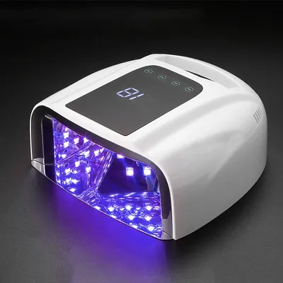 Not Rechargeable 96W Mirror Reflective Bottom Nail Lamp Gel Polish Dryer Manicure Machine UV Light