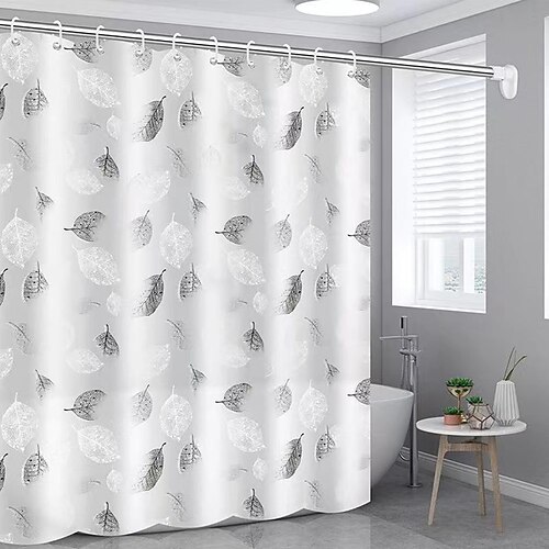 Duschvorhang 180cm 70 Aquarell Duschvorhang Set Polyester Wasserfester Duschvorhang Rutschfester Fußmatte Toilettensitz Badezimmermatte 12 Kunststoffhaken für Badezimmer Badewannen Dekoration Image