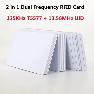 IC+ID UID Rewritable Composite Key Cards Keyfob Dual Chip Frequency RFID 125KHZ T5577