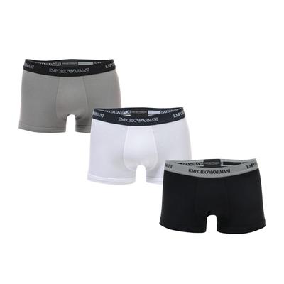 Emporio Armani 3-pack of Mens Underwear - Multicolour Cotton - Size Large | Emporio Armani Sale | Discount Designer Brands