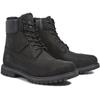 Schnürboots TIMBERLAND "6in Premium Shearling", Gr. 38,5, schwarz, Leder, sportlich, Schuhe, Winterstiefel, Schnürstiefel, Winterschuhe, wasserdicht, gefüttert