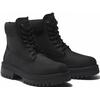 Schnürboots TIMBERLAND "ARBOR ROAD MID LACE UP WATERPROOF BOOT", Gr. 43,5, schwarz, Leder, sportlich, Schuhe, Winterstiefel, Schnürstiefel, Winterschuhe, wasserdicht