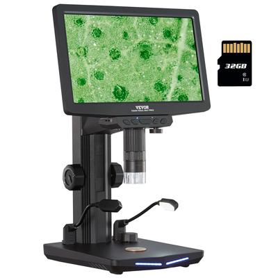 VEVOR Digital Microscope 1300X with IPS Screen PC View USB Coin Microscope for Windows/MacOS/TV 32GB