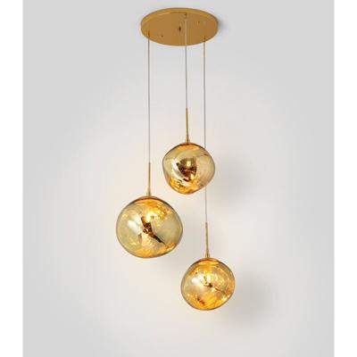 Dreiflammige Pendelleuchte aus Glas „KADNIS“ - 3 x E27 Image